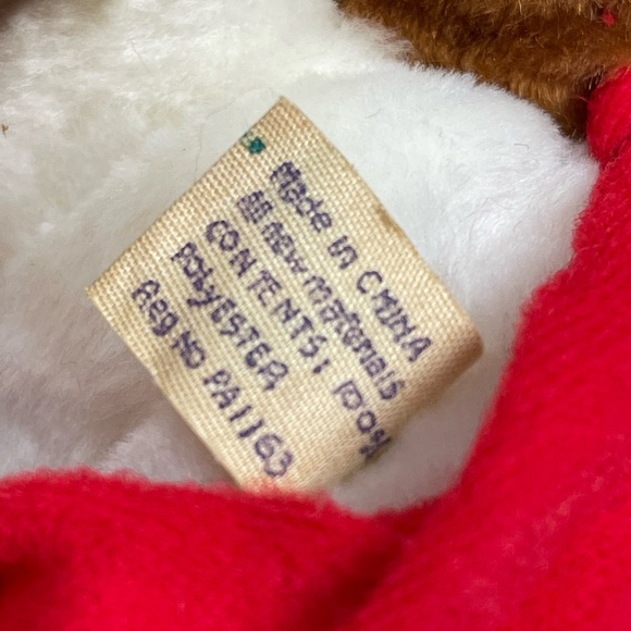 Vintage Acme Christmas Plush Dog Christmas Sak-Pak 1987 - Picture 5 of 6